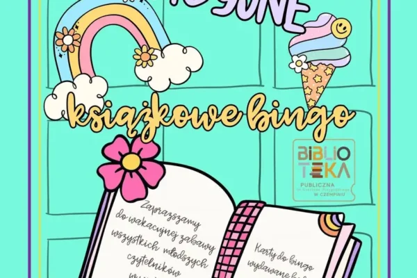 Wakacyjne Książkowe Bingo w bibliotece – czytelnicze wyzwanie dla dzieci i młodzieży