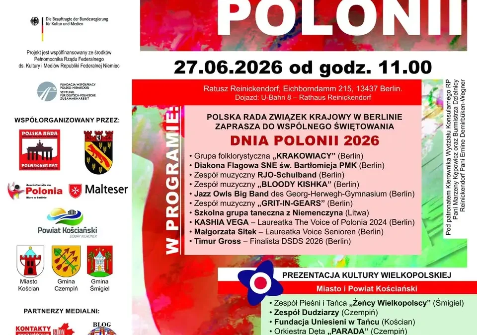 Gmina Śmigiel po raz drugi na Dniu Polonii w Berlinie