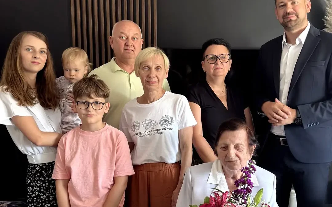 90. urodziny Pani Janiny Szymczak – wieloletniej Kierownik USC w Krzywiniu