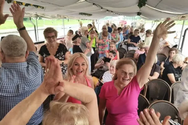 Senioralia w Krakowie: Gmina Kościan na tanecznym rejsie po Wiśle