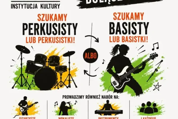 Poszukujemy muzyków do zespołu – dołącz do nas w Krzywiniu!
