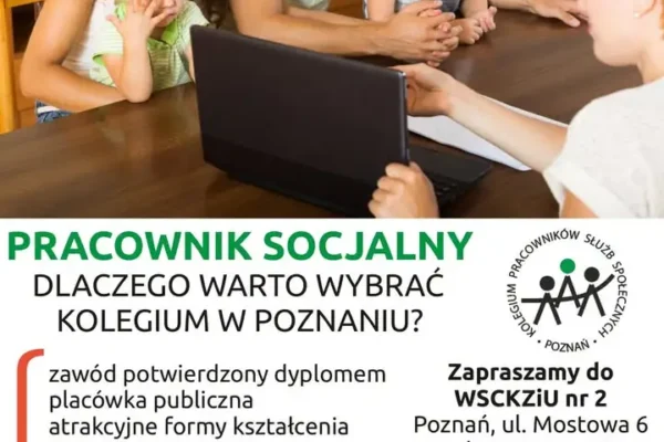 Zostań pracownikiem socjalnym – nabór w Poznaniu trwa do września