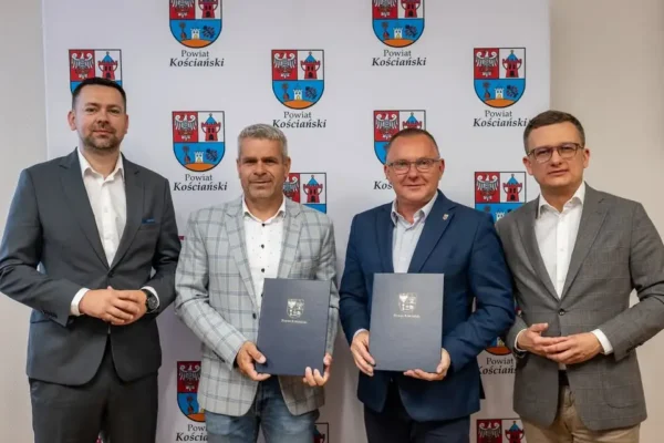 Nowe ścieżki rowerowe w Gminie Krzywiń – podpisano umowy na budowę