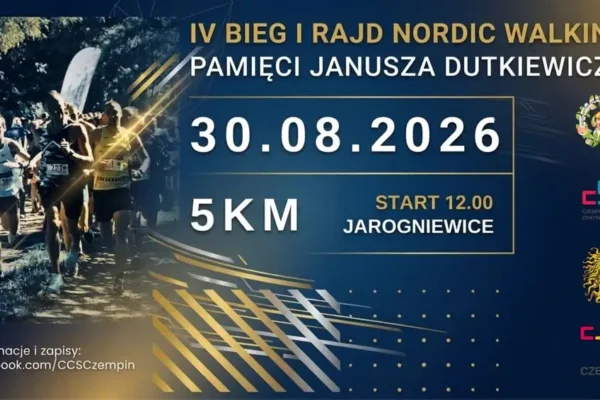 IV Bieg i Rajd Nordic Walking Pamięci Janusza Dutkiewicza w Jarogniewicach