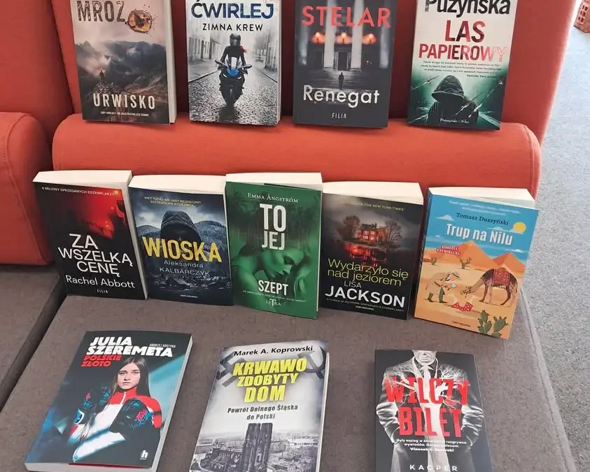Letnie nowości książkowe w bibliotece w Kościanie