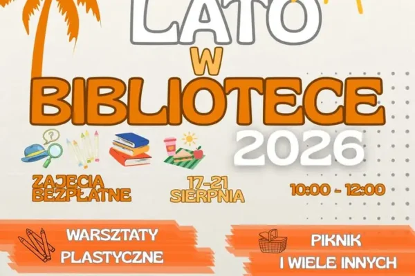 Ruszyły zapisy na „Lato w Bibliotece” w Czempiniu