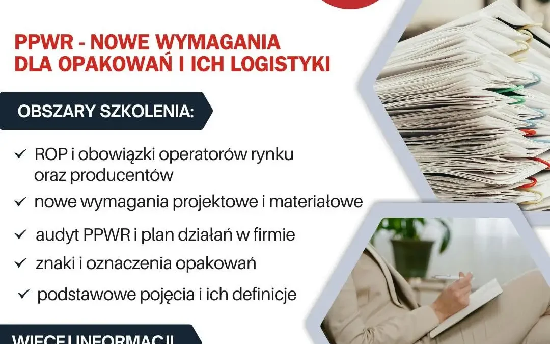 Nowe unijne przepisy o opakowaniach – szkolenie dla przedsiębiorców z gminy Kościan
