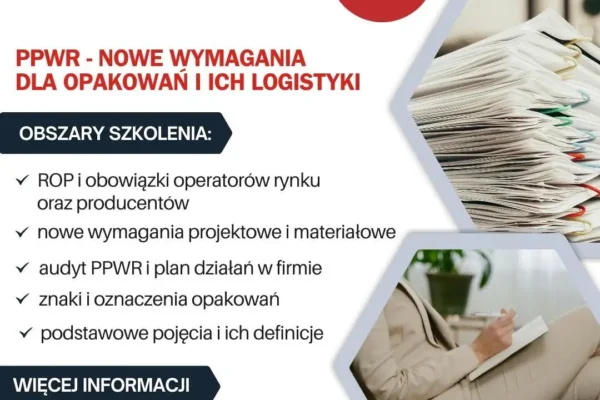 Nowe unijne przepisy o opakowaniach – szkolenie dla przedsiębiorców z gminy Kościan