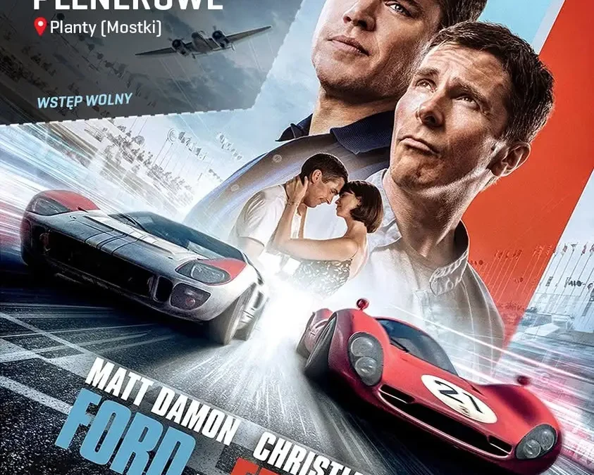 Letnie Kino Plenerowe w Kościanie: „Le Mans ’66” na Plantach