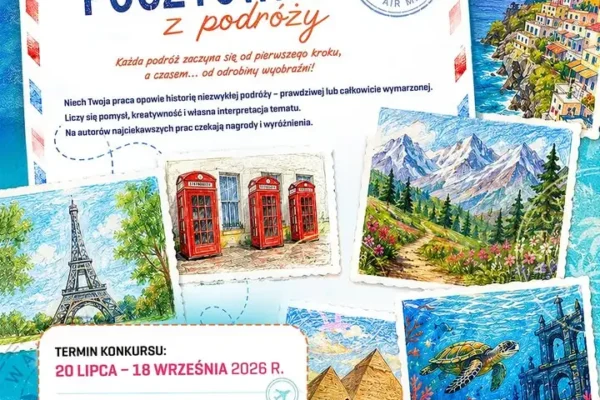 Konkurs plastyczny „Pocztówka z podróży” w Kościanie – wygraj nagrody