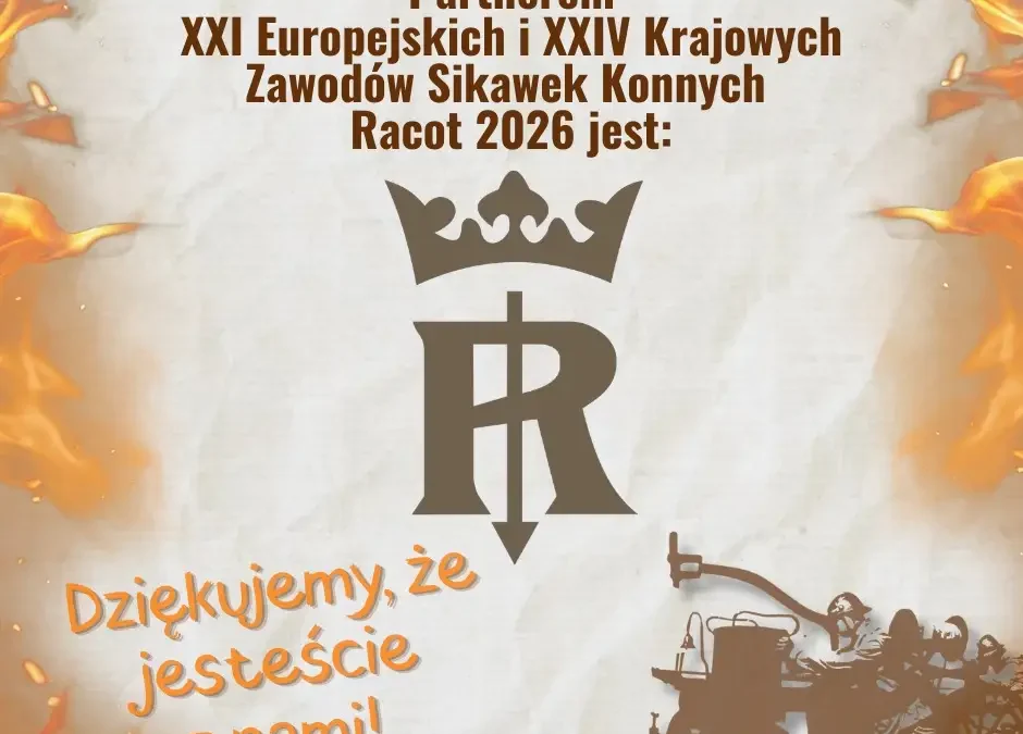 Stadnina Koni Racot partnerem Zawodów Sikawek Konnych 2026
