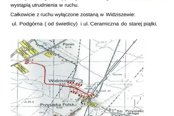 III Bieg Słoneczny EFT Group Widziszewo – utrudnienia w ruchu 26 lipca