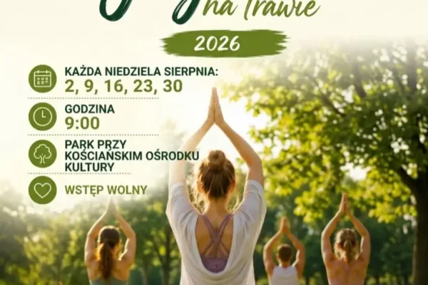 Joga na trawie w Parku KOK – sierpniowe poranki z relaksem