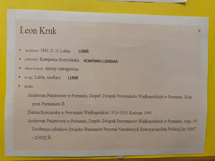Leon Kruk – kolejny biogram w cyklu „Powstańcy Kompanii Lubińskiej”
