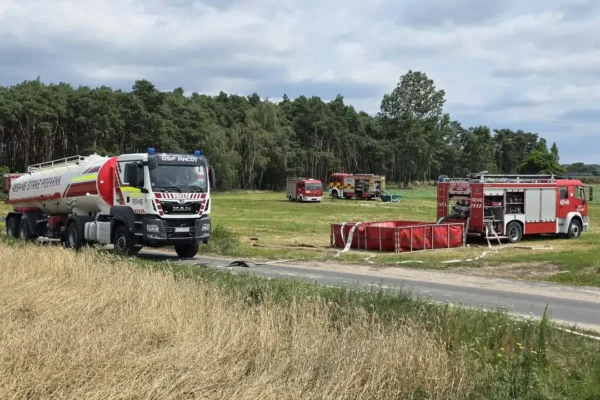 Nowoczesna cysterna w OSP Racot – gmina Kościan wsparła inwestycję