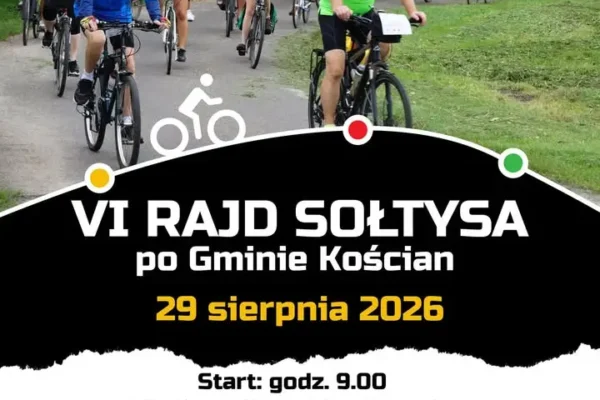 VI Gminny Rajd Sołtysa – zaproszenie na rowerową przygodę po gminie Kościan