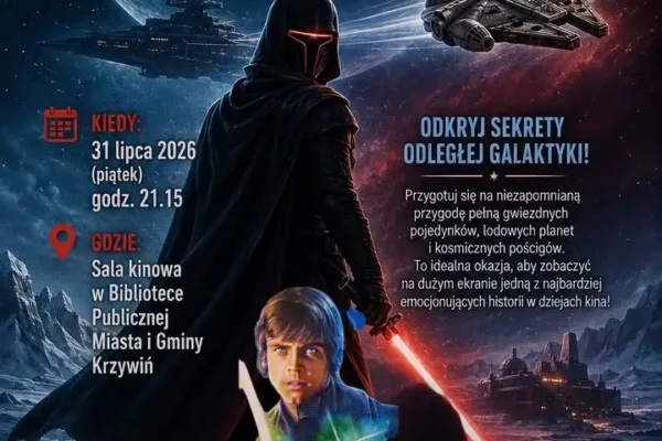 Letni Maraton Filmowy w Krzywiniu: seans „Imperium kontratakuje” 31 lipca
