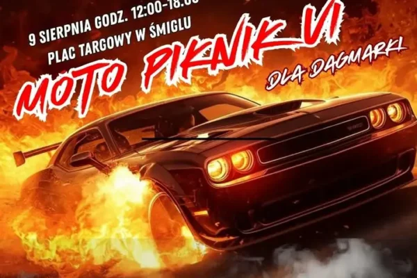 VI Moto Piknik w Śmiglu: charytatywna niedziela na targowisku