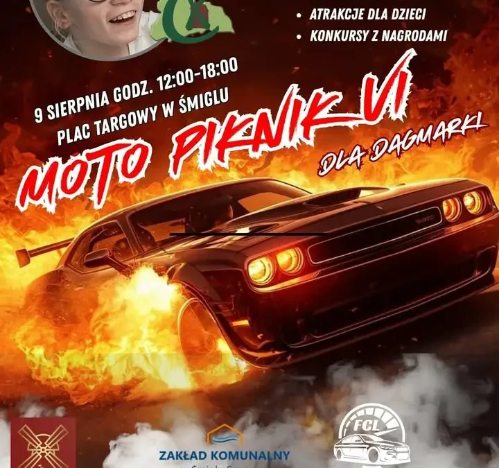 VI Moto Piknik w Śmiglu: charytatywna niedziela na targowisku