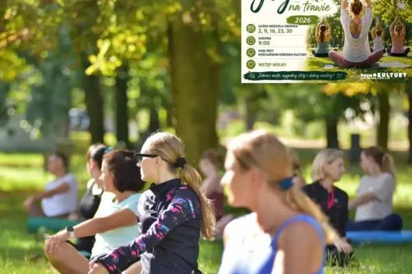 Joga na trawie w Kościanie – niedzielne spotkanie pełne energii