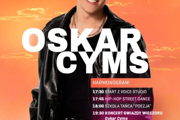 Finał Lata z KOK: Oskar Cyms wystąpi w Kościanie 4 września