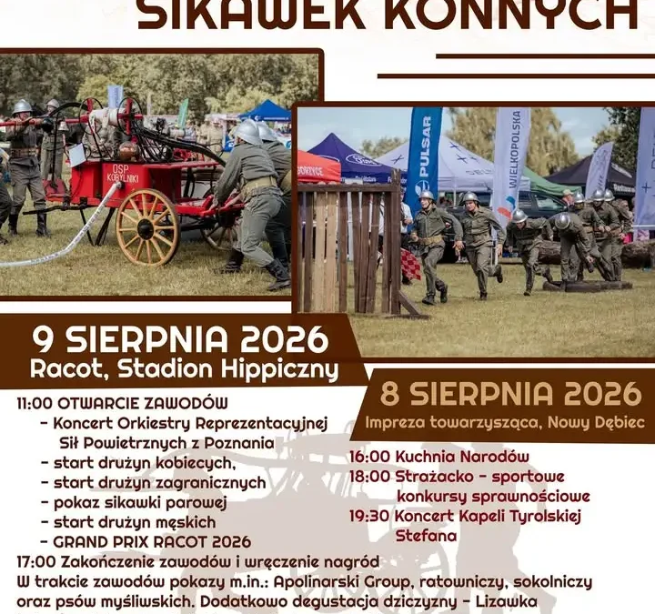 Racot zaprasza na XXI Europejskie i XXIV Krajowe Zawody Sikawek Konnych