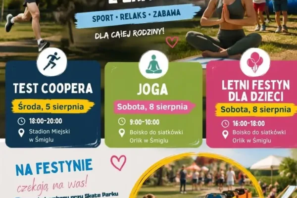 Weekend pełen atrakcji w gminie Śmigiel: joga, festyny i motopiknik