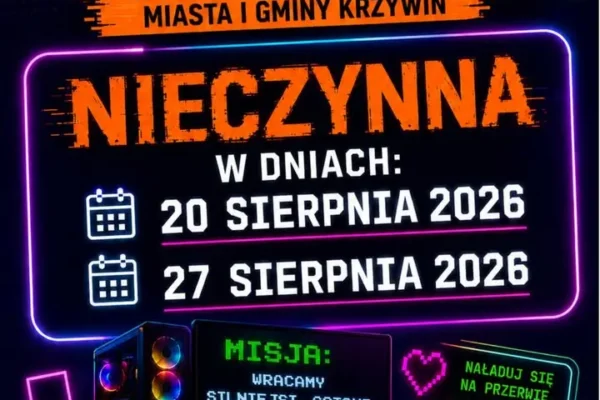 Strefa Gamingowa w Krzywiniu z krótką przerwą w sierpniu