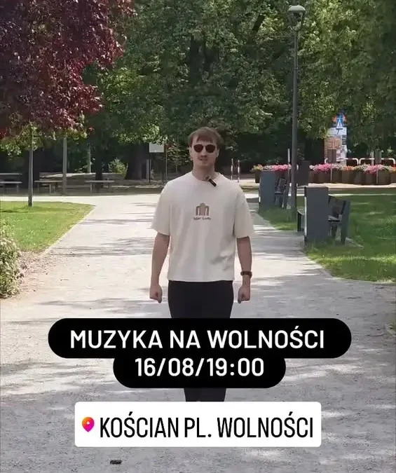 Portugalskie jazzowe rytmy na Placu Wolności w Kościanie
