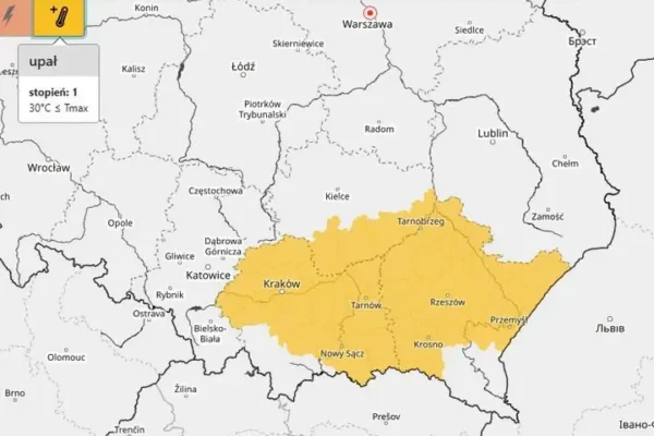 Ostrzeżenie 2. stopnia przed burzami w powiecie kościańskim – noc z 19 na 20 sierpnia