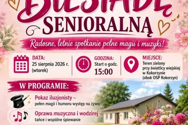 Biesiada Senioralna w Kokorzynie – 25 sierpnia 2026