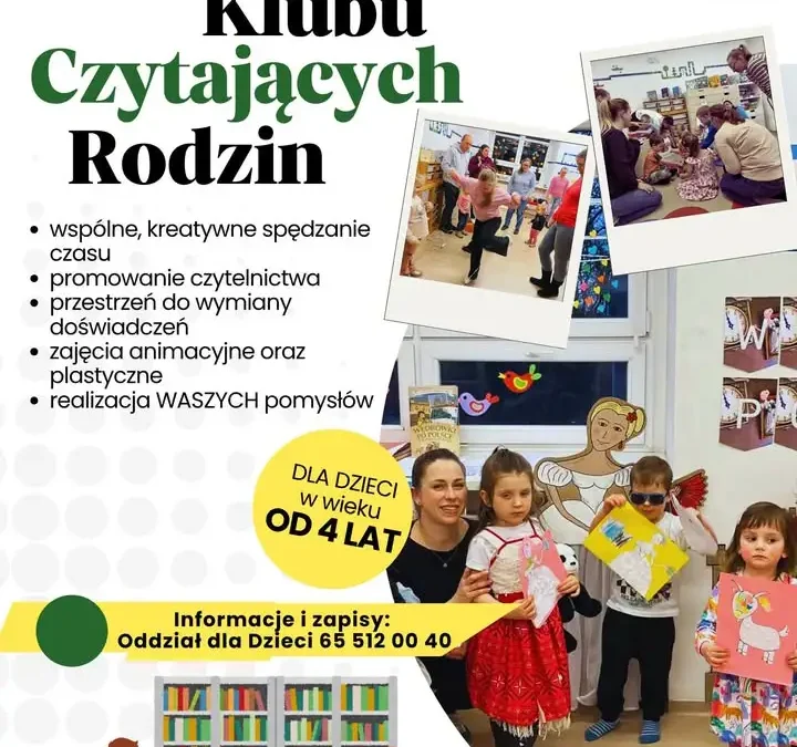 Klub Czytających Rodzin w Kościanie wznawia spotkania we wrześniu