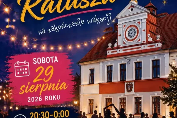 Potańcówka przy Ratuszu w Śmiglu zakończy wakacje