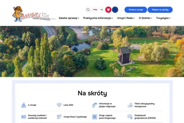 Nowa strona internetowa Urzędu Miejskiego w Śmiglu – co się zmieniło?