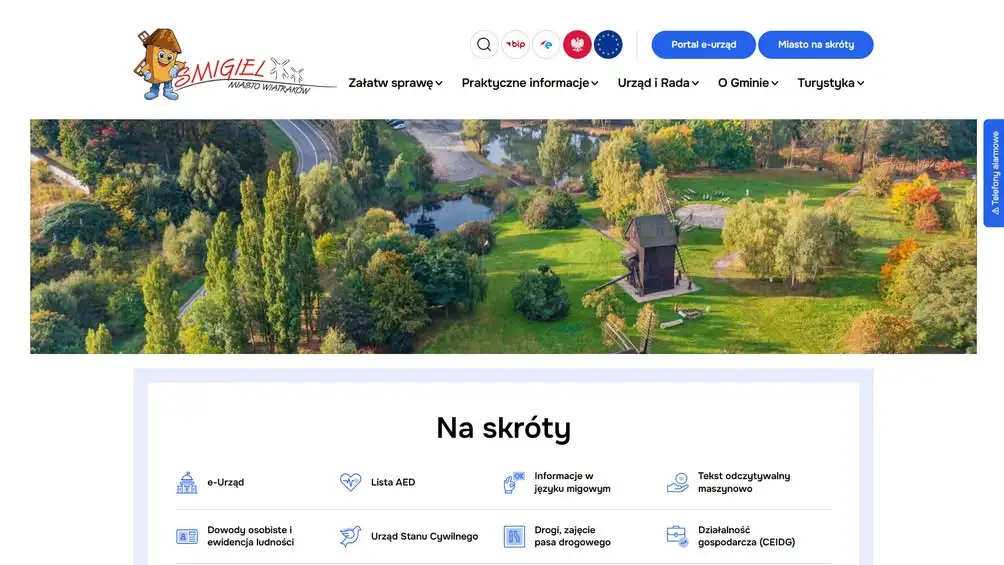 Nowa strona internetowa Urzędu Miejskiego w Śmiglu – co się zmieniło?