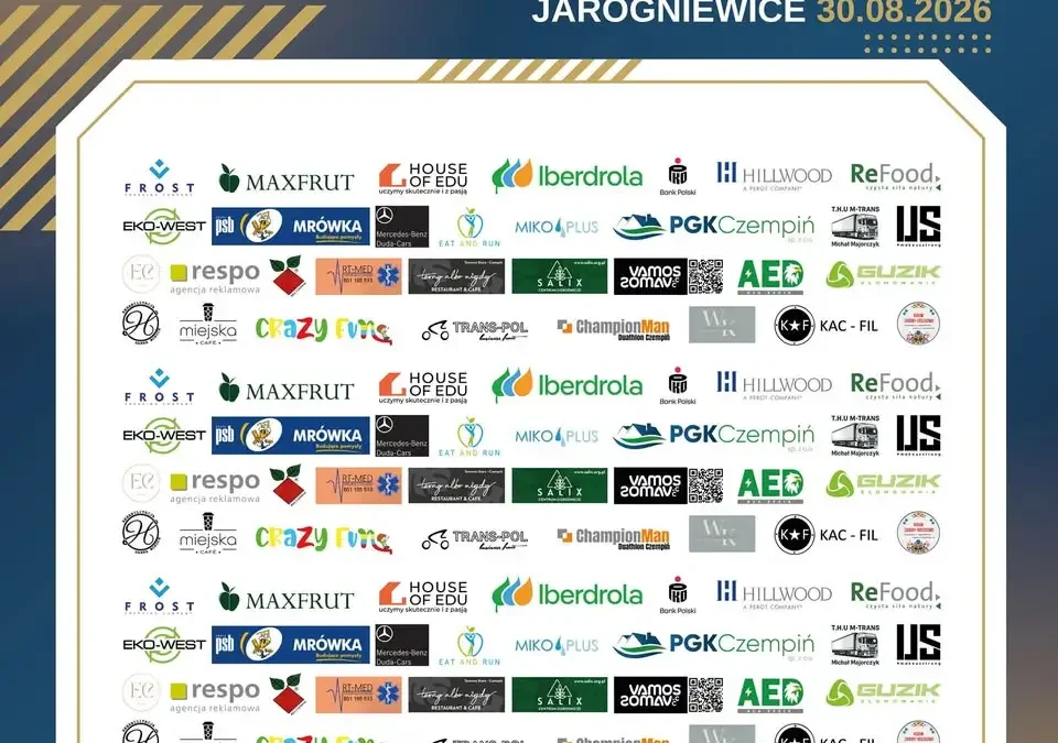 IV Bieg i Rajd Nordic Walking w Jarogniewicach już w niedzielę! Podziękowania dla sponsorów