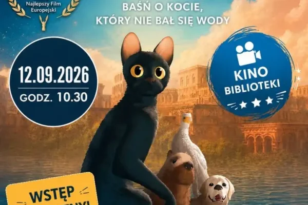 Kino Biblioteki w Krzywiniu zaprasza na film „Flow” – bezpłatny seans dla całej rodziny