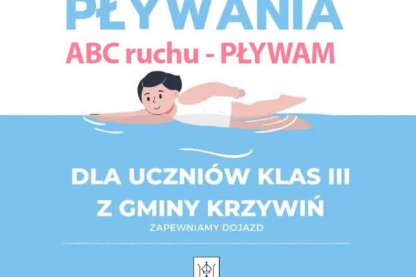 45 uczniów z gminy Krzywiń nauczy się pływać w Kościanie