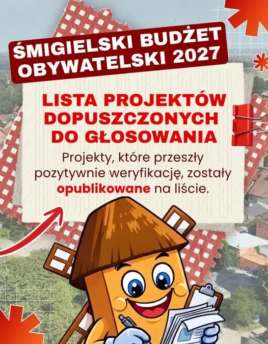 Śmigielski Budżet Obywatelski 2027: Znamy ostateczną listę projektów do głosowania