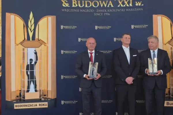 Gmina Kościan z prestiżową statuetką Obiekt 30-lecia za rozbudowę oczyszczalni ścieków w Racocie