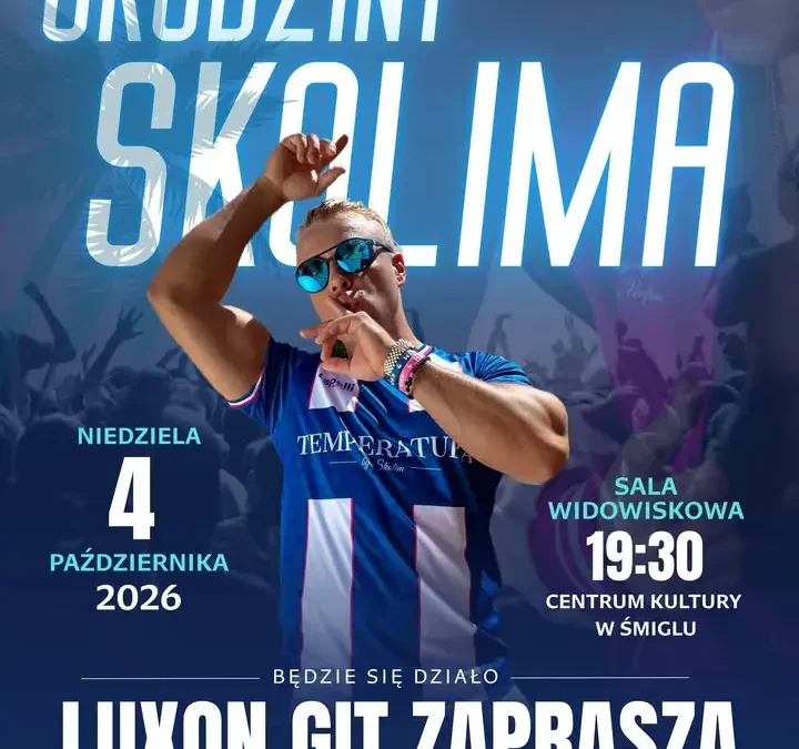 Luxon Git wystąpi w Śmiglu – bilety już w sprzedaży