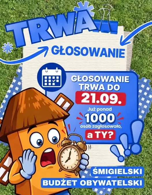 Śmigielski Budżet Obywatelski: głosowanie trwa do 21 września