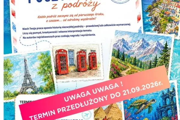 Konkurs „Pocztówka z podróży” – termin przedłużony do 21 września