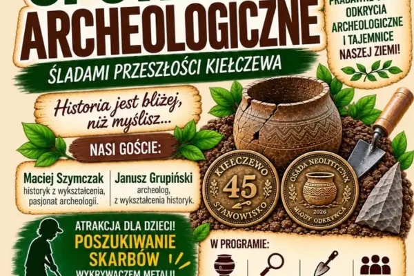 Spotkanie archeologiczne „Śladami przeszłości Kiełczewa” już 20 września