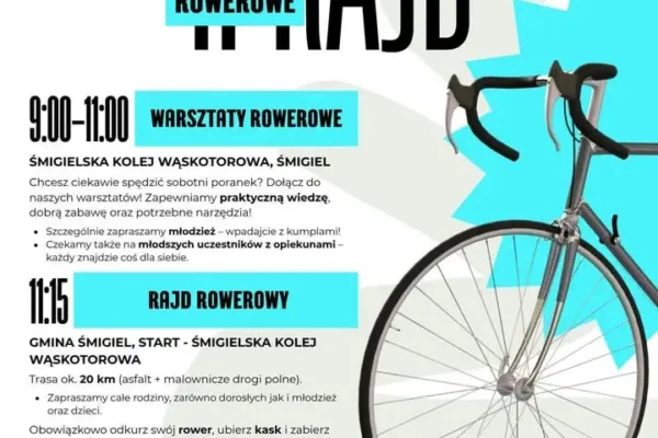 Śmigiel: druga edycja rajdu i warsztatów rowerowych już 3 października