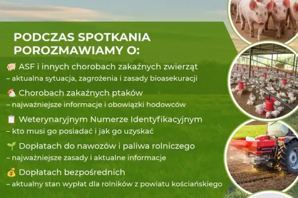Spotkanie dla rolników w Bielewie – ASF, dopłaty i bioasekuracja