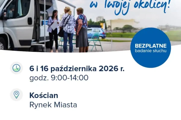 Bezpłatne badania słuchu w Słuchbusie w Kościanie – 6 i 16 października