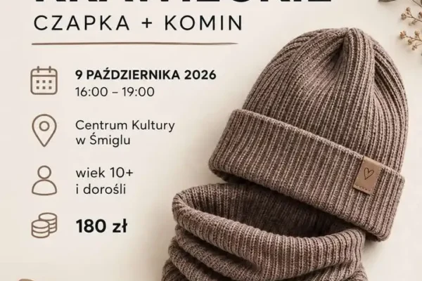 Jesienne warsztaty krawieckie w Śmiglu – uszyj czapkę i komin