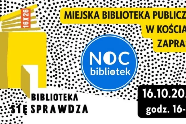 Noc Bibliotek w Kościanie już 16 października – sprawdź, co przygotowano