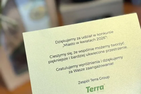 Śmigiel nagrodzony w konkursie „Miasto w Kwiatach”. Do gminy dotarła nagroda od Terra Group